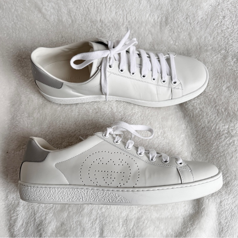 Gucci Leather Ace Sneakers - Picture 4 of 11